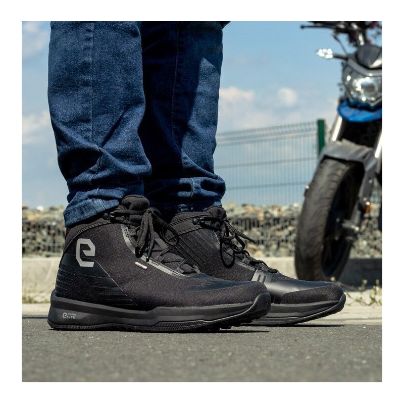 Czarne buty motocyklowe Eleveit Town WP