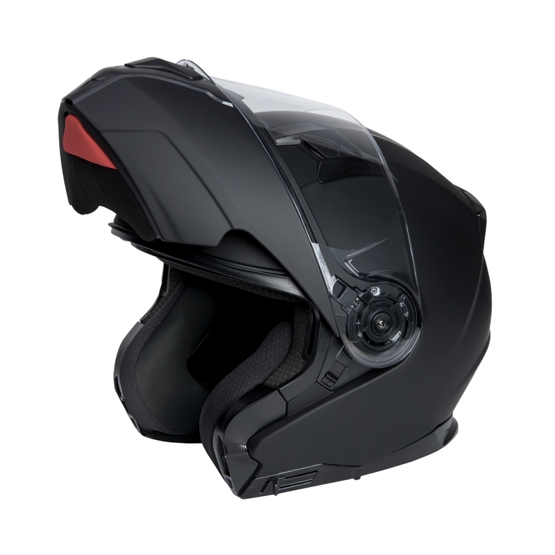 Kask motocyklowy Ozone Flip Up Storm Integrated Black Matte