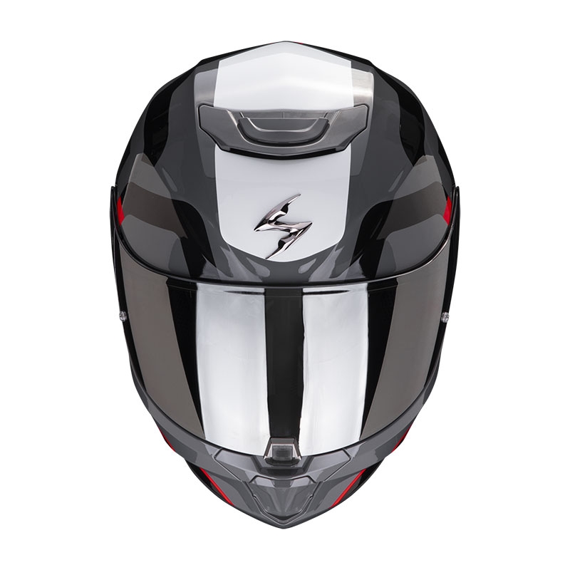 Integralny kask motocyklowy Scorpion EXO-391 Arok szaro-czerwono-czarny wyprzedaż