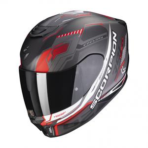 Integralny kask motocyklowy Scorpion EXO-391 Haut czarno-srebrno-czerwony
