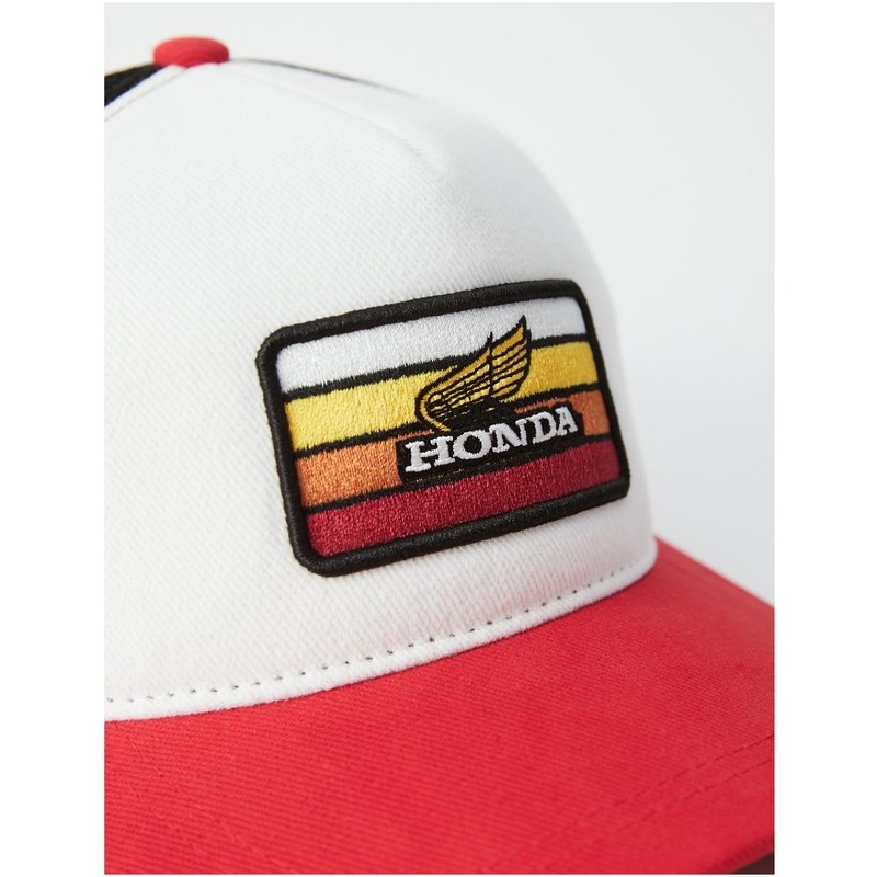 Czapka HONDA Dext Poly biało-czarno-czerwona