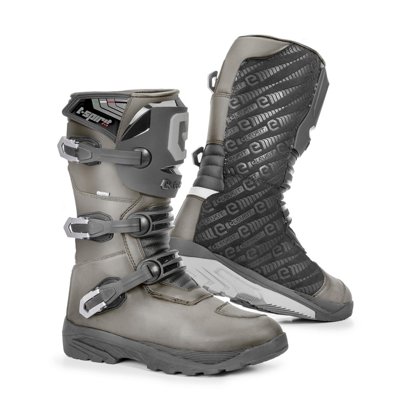 Eleveit T Spirit Evo WP brązowe buty motocyklowe.
