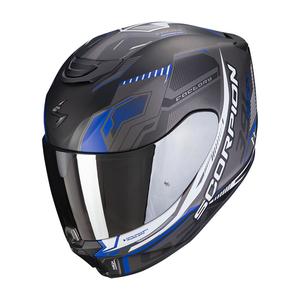 Integralny kask motocyklowy Scorpion EXO-391 Haut czarno-srebrno-niebieski