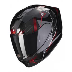 Integralny kask motocyklowy Scorpion EXO-391 Spada czarno-neonowy czerwony