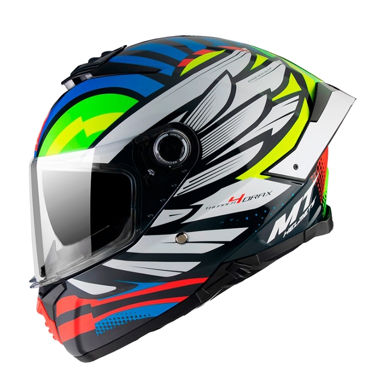 MT Thunder 4 SV Drax B7 czarno-czerwono-zielono-niebiesko-biały integralny kask motocyklowy