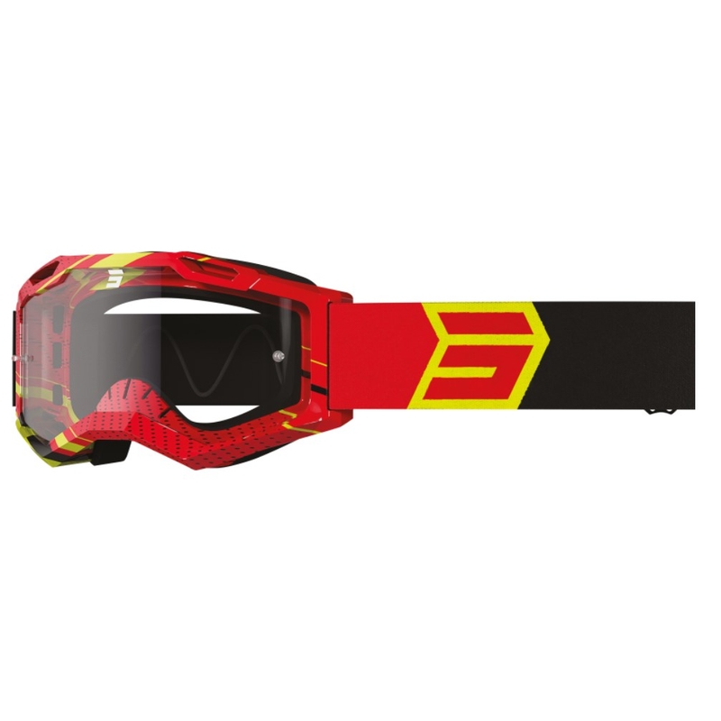 Gogle motocrossowe Shot Assault 2.0 Drop żółto-czarno-czerwony