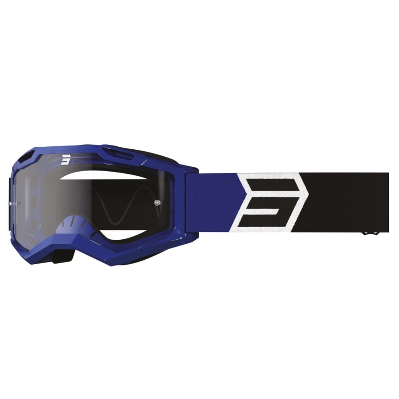 Gogle motocrossowe Shot Assault 2.0 Solar czarno-niebieskie