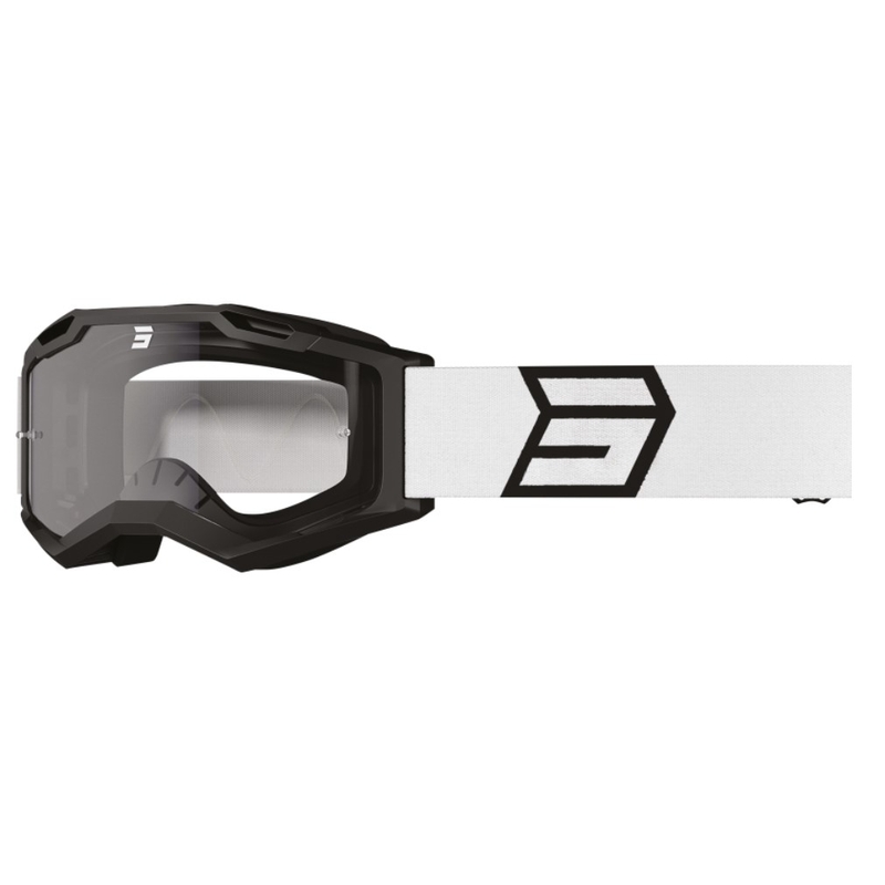 Gogle motocrossowe Shot Assault 2.0 Solar czarno-białe