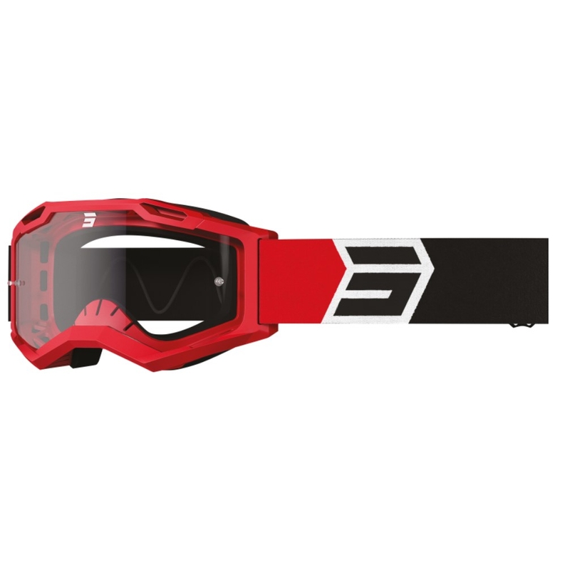 Gogle motocrossowe Shot Assault 2.0 Solar czarno czerwony