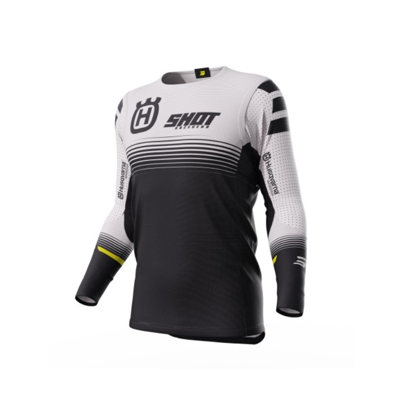 Sprzedam koszulkę motocrossową Shot Aerolite Husqvarna LE biało-czarną wyprzedaż