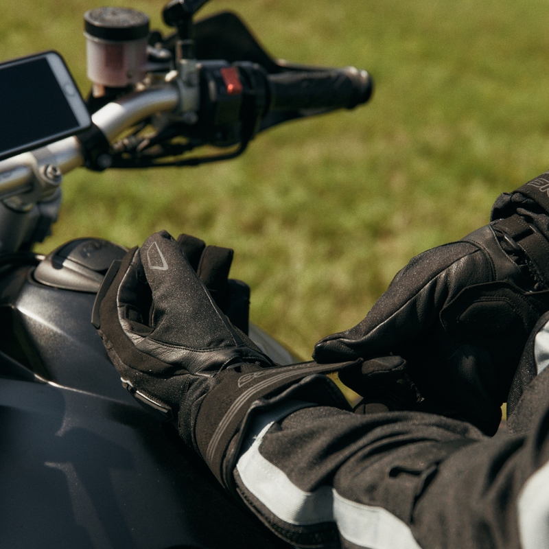 Rękawice motocyklowe Ozone Touring WP czarne