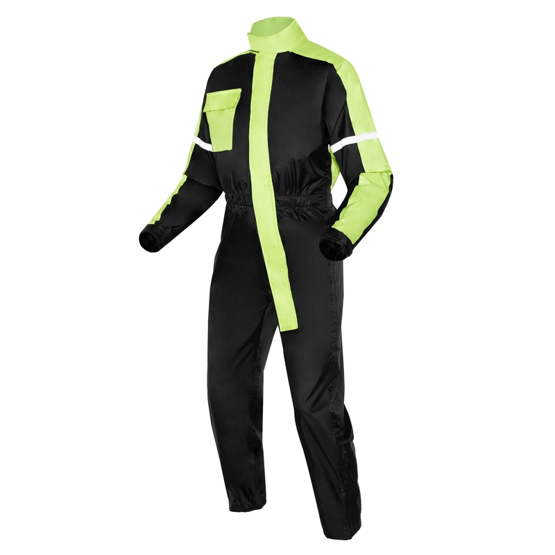 Kombinezon przeciwdeszczowy Ozone OZ-141 black-fluo yellow