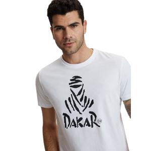 T-shirt DAKAR LOGO 1 biały
