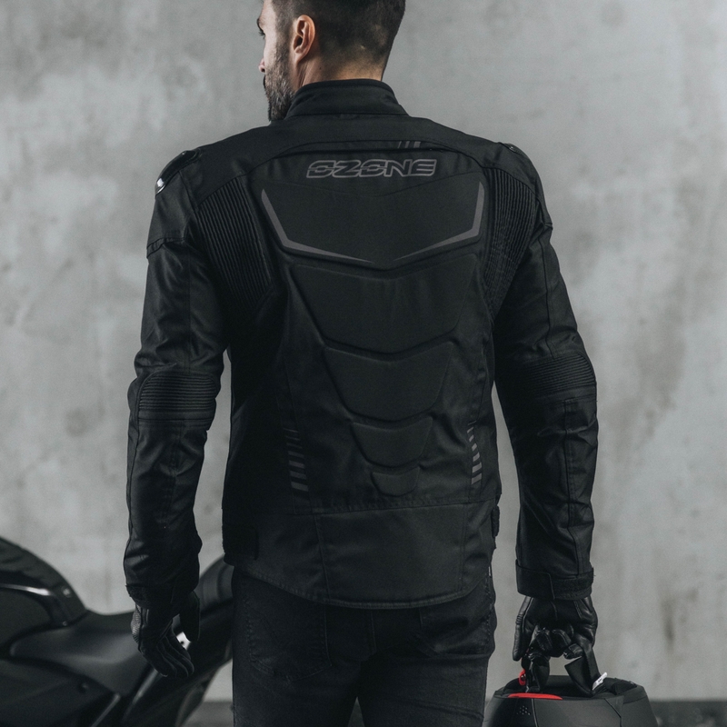 Kurtka motocyklowa Ozone Pulse czarno-szara