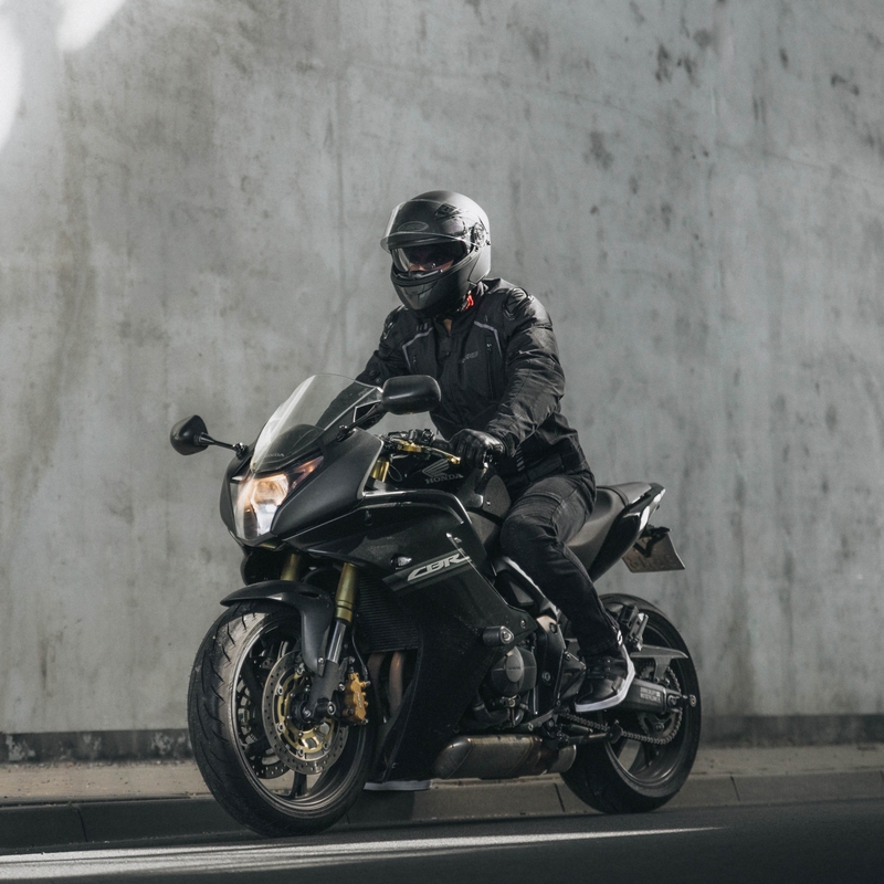 Kurtka motocyklowa Ozone Pulse czarno-szara