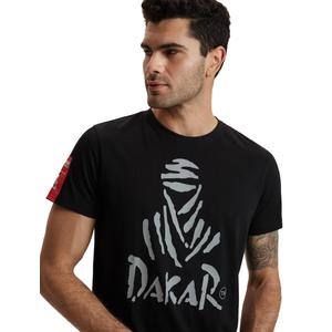 T-shirt DAKAR S 0123 czarne
