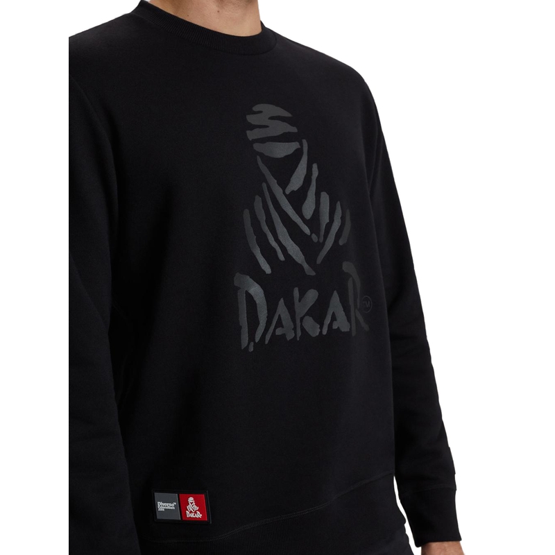 Męska bluza z kapturem DAKAR DKR CREW 04 czarna