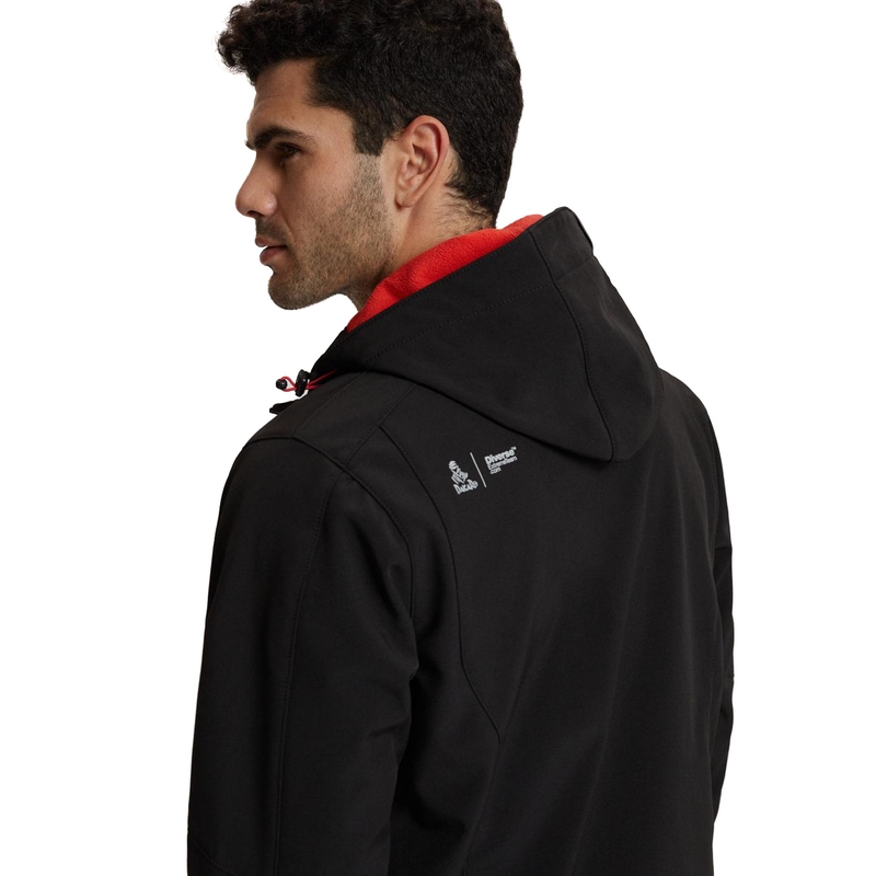 Męska kurtka softshellowa DAKAR Fotix czerwono-czarna