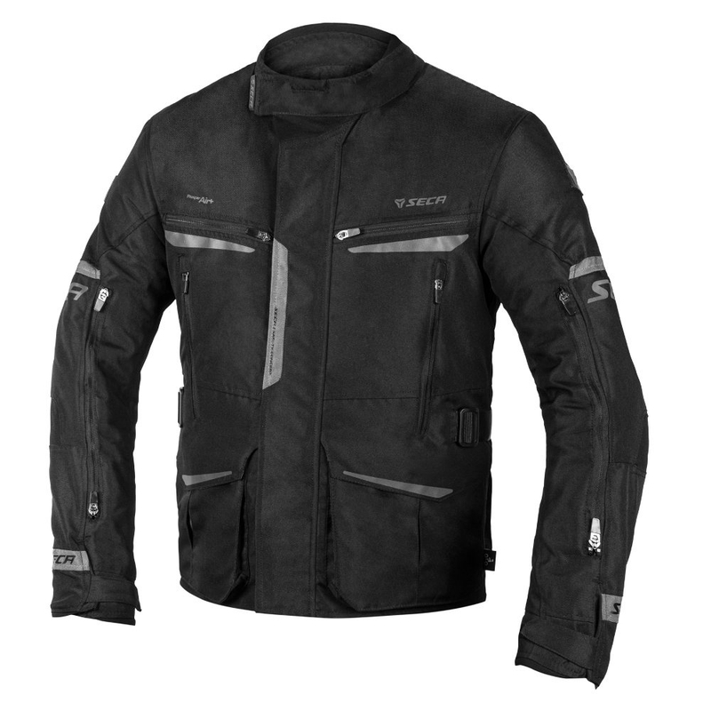 Kurtka motocyklowa SECA Compass czarna wyprzedaż