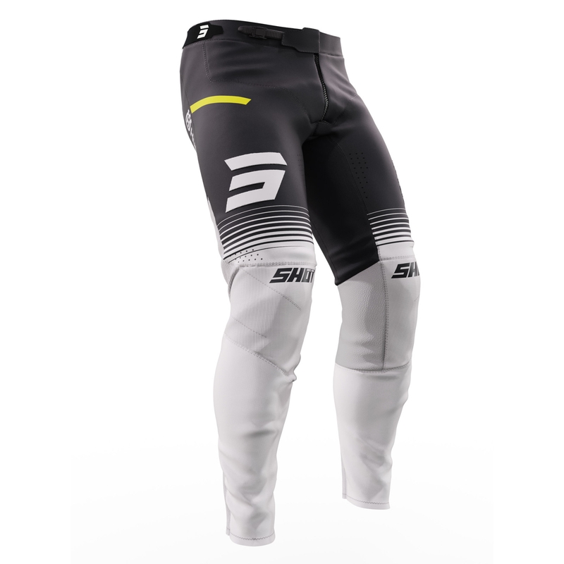 Spodnie motocrossowe Shot Aerolite Husqvarna LE 2023 biało-czarne