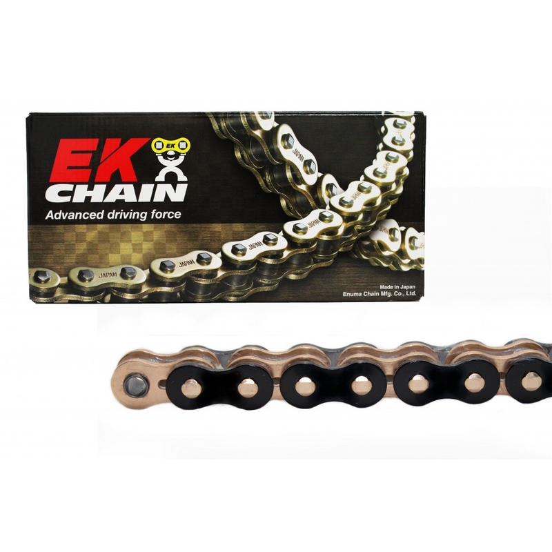 Supreme QX-Ring chain EK 530 MVXZ2 118 L Black/Gold/Gold