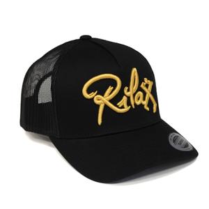 Rilax czapka siatkowa czarno-złota