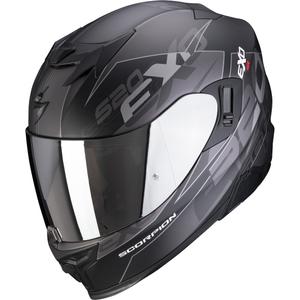 Integralny kask motocyklowy Scorpion EXO-520 EVO Air Cover czarny-srebrny mat