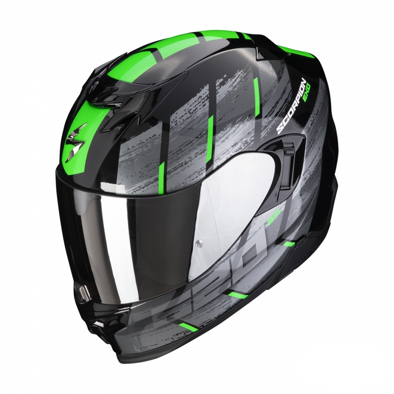 Integralny kask motocyklowy Scorpion EXO-520 EVO Air Maha czarny-zielony
