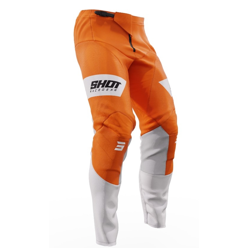 Motocross Pants Shot Contact Scope biały-pomarańczowy wyprzedaż
