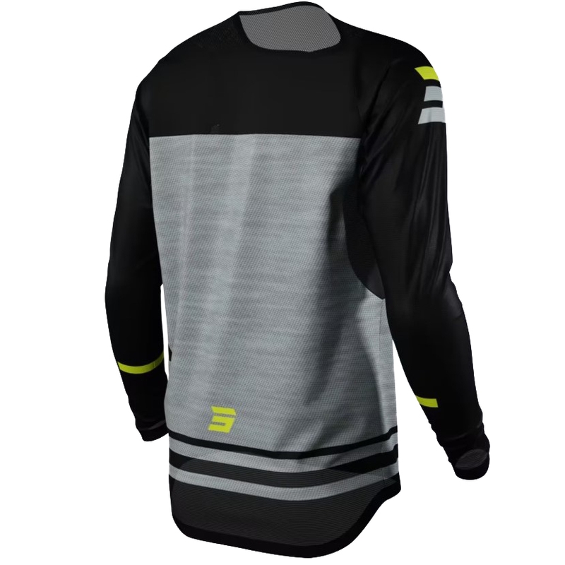 Koszulka motocrossowa Shot Loom grey-black-yellow outlet. wyprzedaż