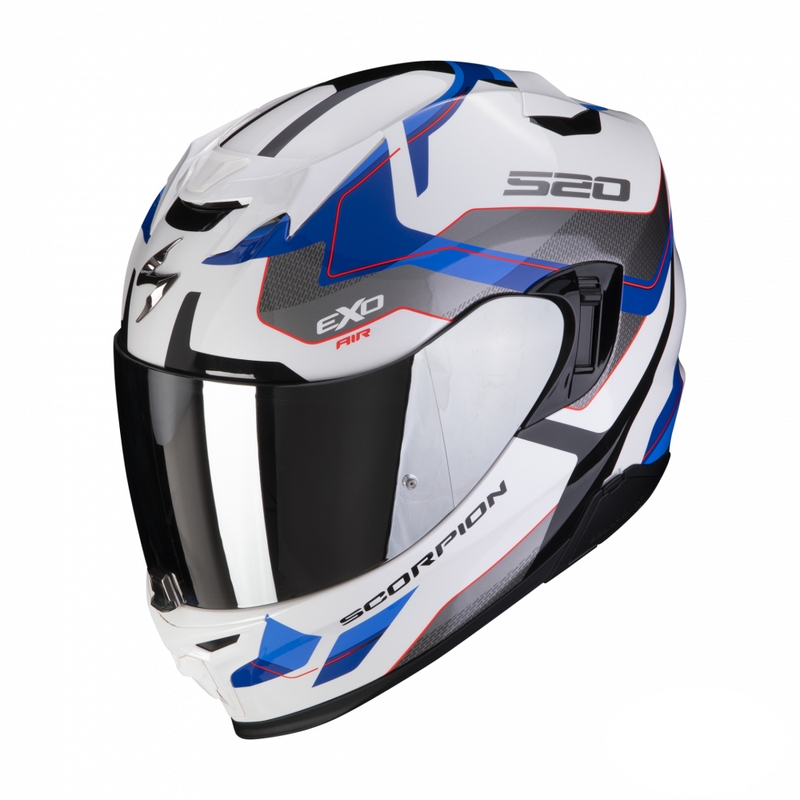 Integrální přilba na motorku Scorpion EXO-520 EVO Air Elan modro-bílá