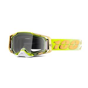 Gogle motocrossowe 100% ARMEGA Feelgood gold (clear plexi)