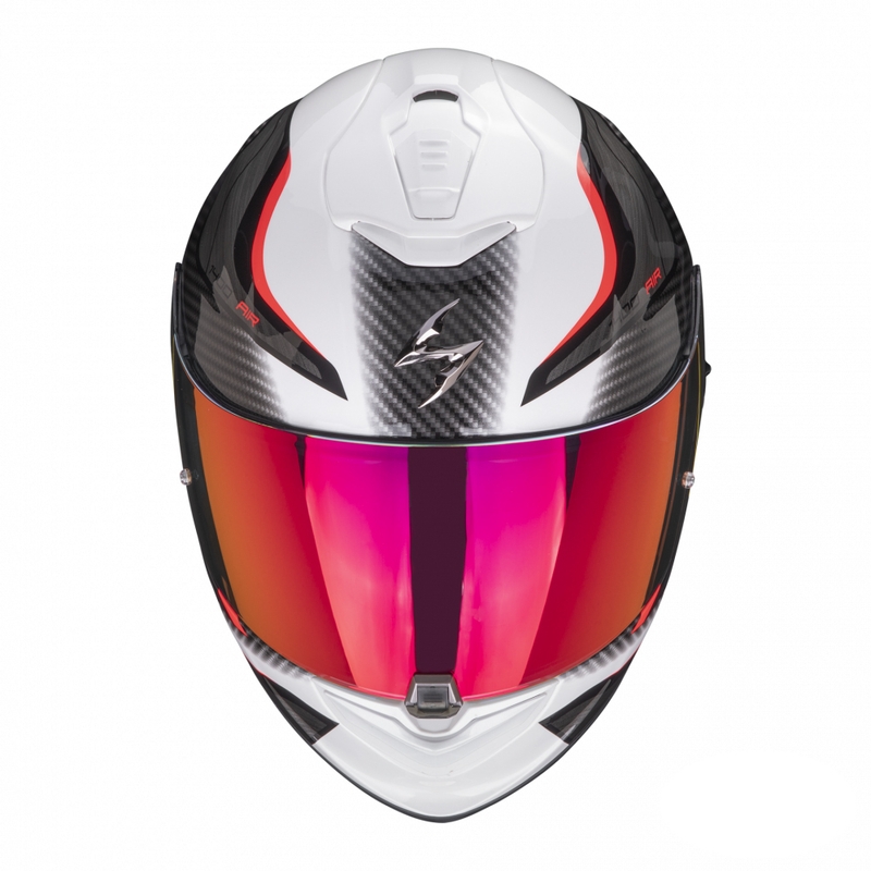 Integralny kask motocyklowy Scorpion EXO-1400 EVO Air Attune biało-czerwony