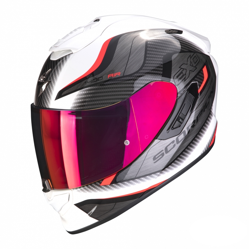 Integralny kask motocyklowy Scorpion EXO-1400 EVO Air Attune biało-czerwony