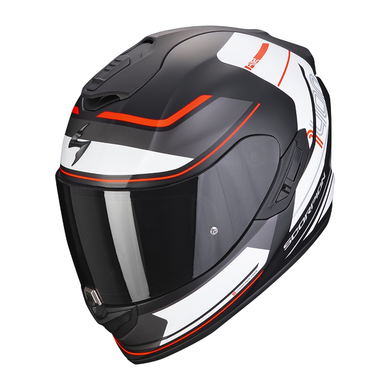 Integralny kask motocyklowy Scorpion EXO-1400 EVO Air Vittoria czarno-biały matowy