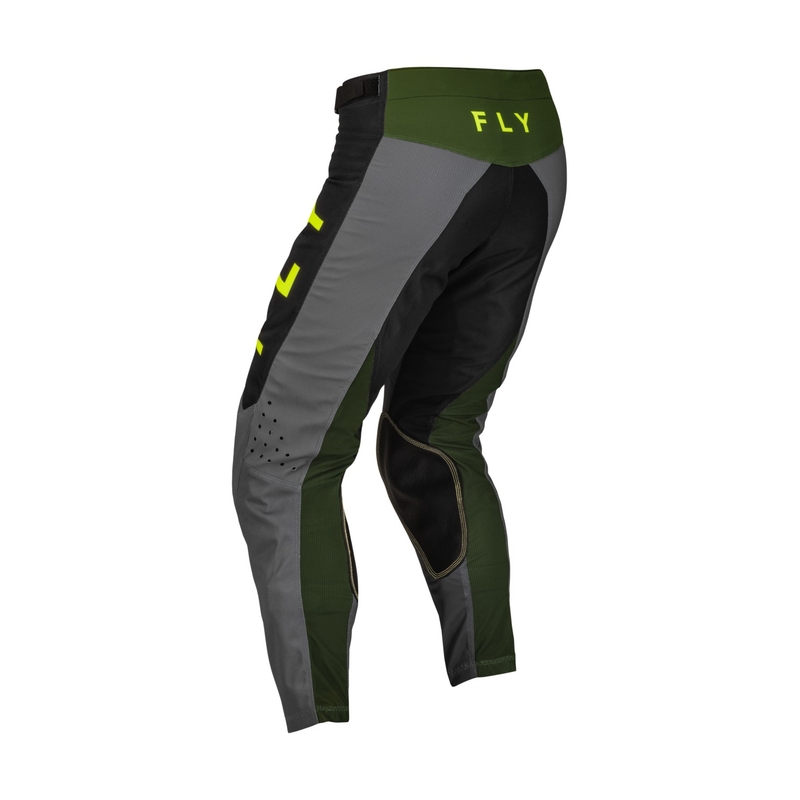 Spodnie motocrossowe FLY Racing Kinetic Jet czarno-zielony hi-vis wyprzedaż