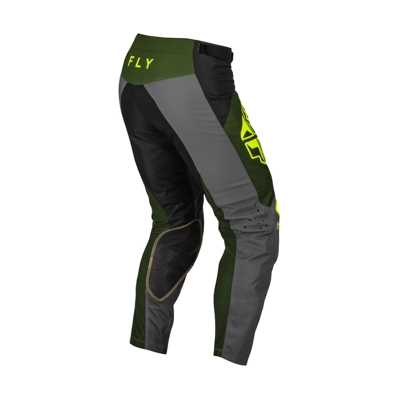 Spodnie motocrossowe FLY Racing Kinetic Jet czarno-zielony hi-vis wyprzedaż