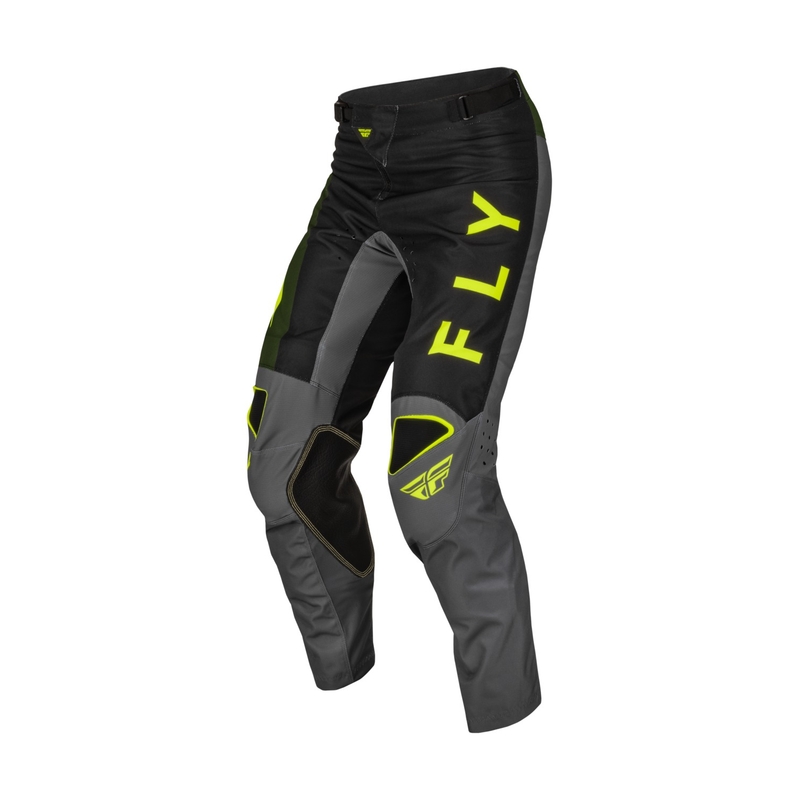 Spodnie motocrossowe FLY Racing Kinetic Jet czarno-zielony hi-vis wyprzedaż