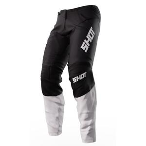 Spodnie motocrossowe Shot Devo Reflex czarno-białe