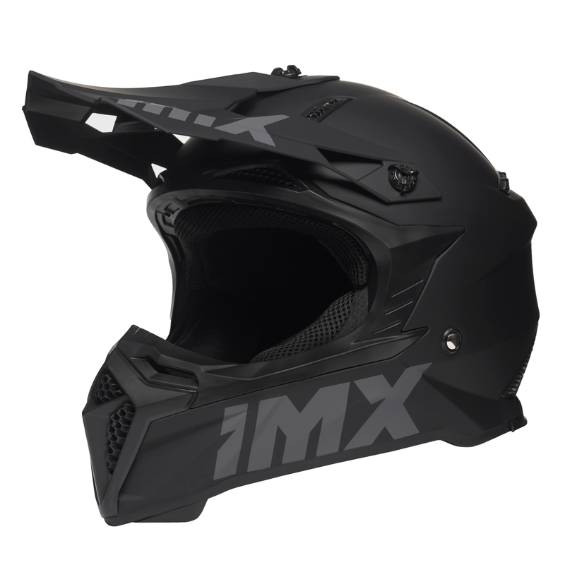 Kask motocrossowy iMX FMX-02 czarny mat