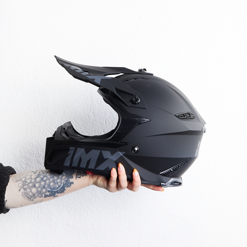 Kask motocrossowy iMX FMX-02 czarny mat