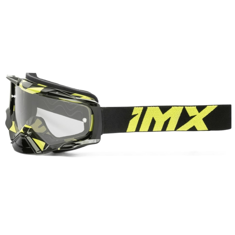 Gogle motocrossowe iMX Dust Graphic czarno-fluo żółte