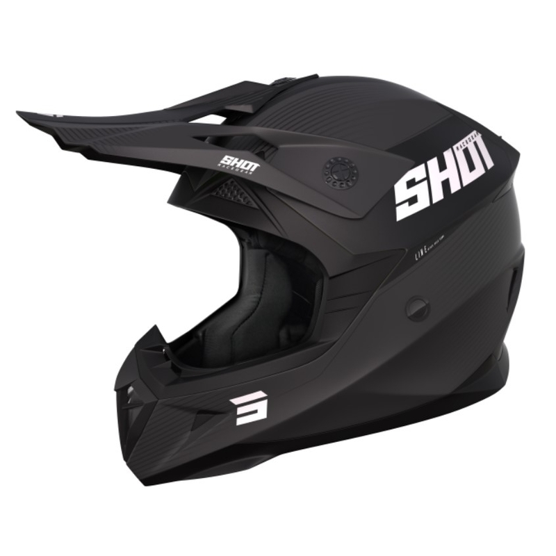 Kask motocrossowy Shot Pulse Line szary matowy