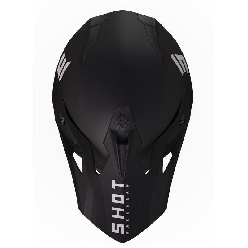 Kask motocrossowy Shot Pulse Kid Solid Czarny Matowy