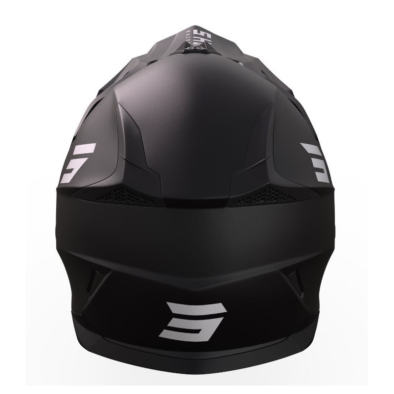 Kask motocrossowy Shot Pulse Kid Solid Czarny Matowy
