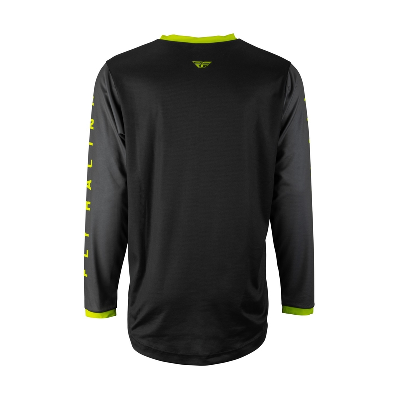 Koszulka motocrossowa FLY Racing F-16 2023 czarno-szara hi-vis wyprzedaż