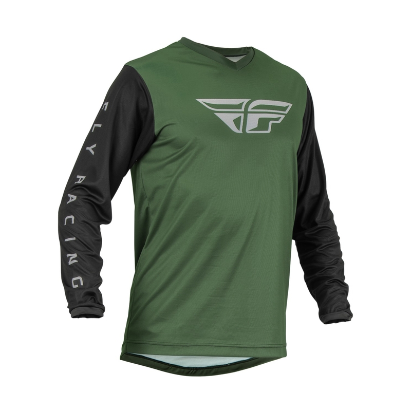 Koszulka motocrossowa FLY Racing F-16 2023 zielono-czarna