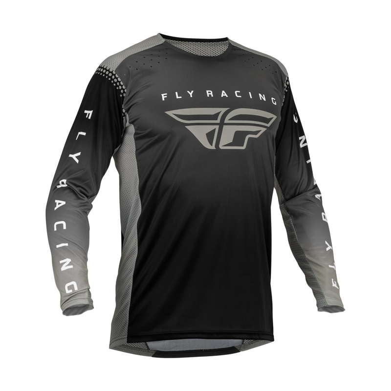 Koszulka motocrossowa FLY Racing Lite 2023 czarno-szara