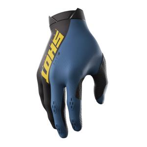 Rękawice motocrossowe Shot Lite czarno-żółto-niebieskie wyprzedaż