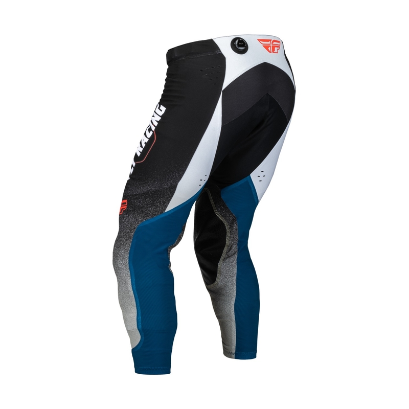 Spodnie motocrossowe FLY Racing Evolution DST. czarno-szaro-niebieskie wyprzedaż